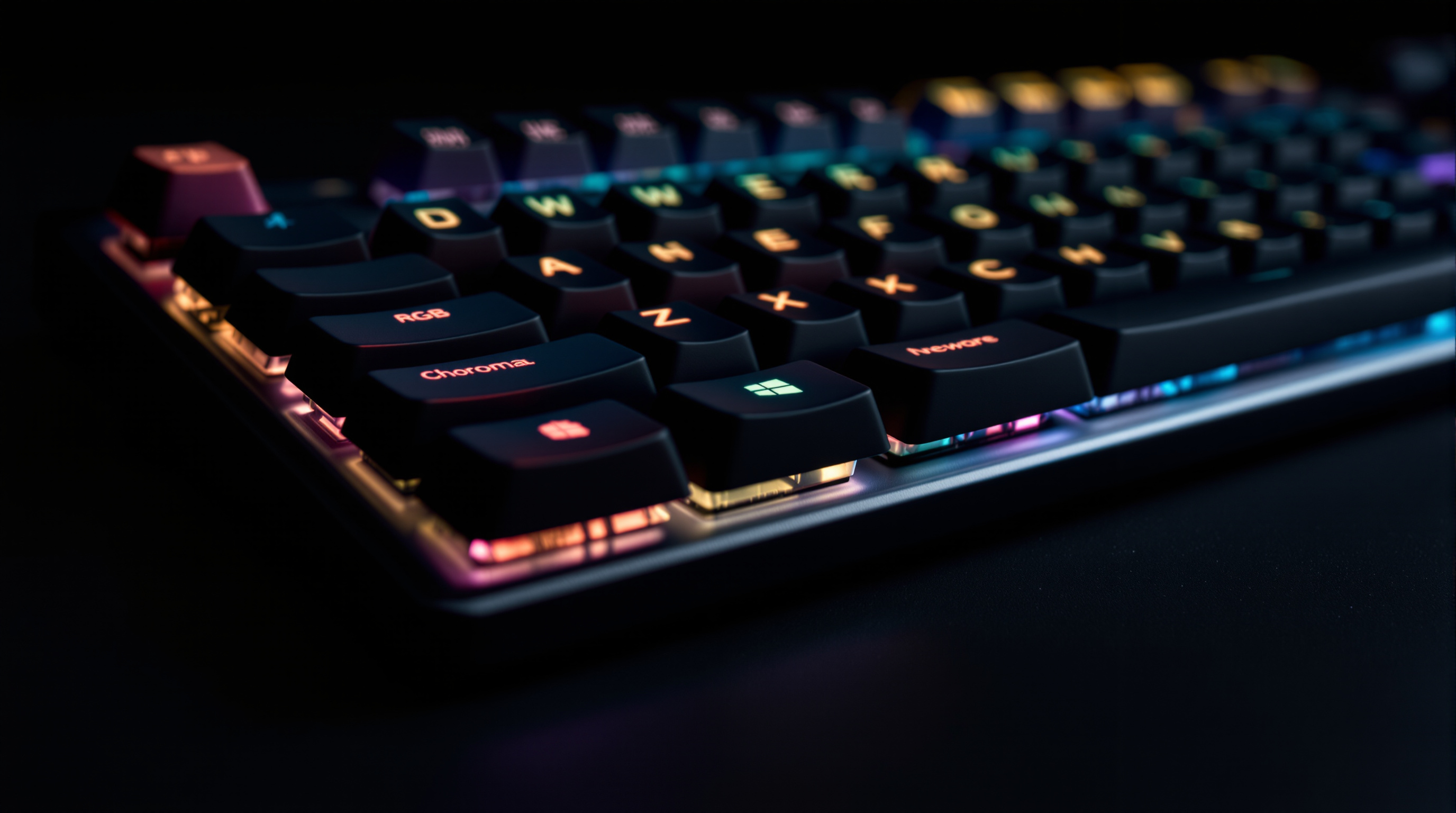 Keyboard showing Windows key for shortcuts