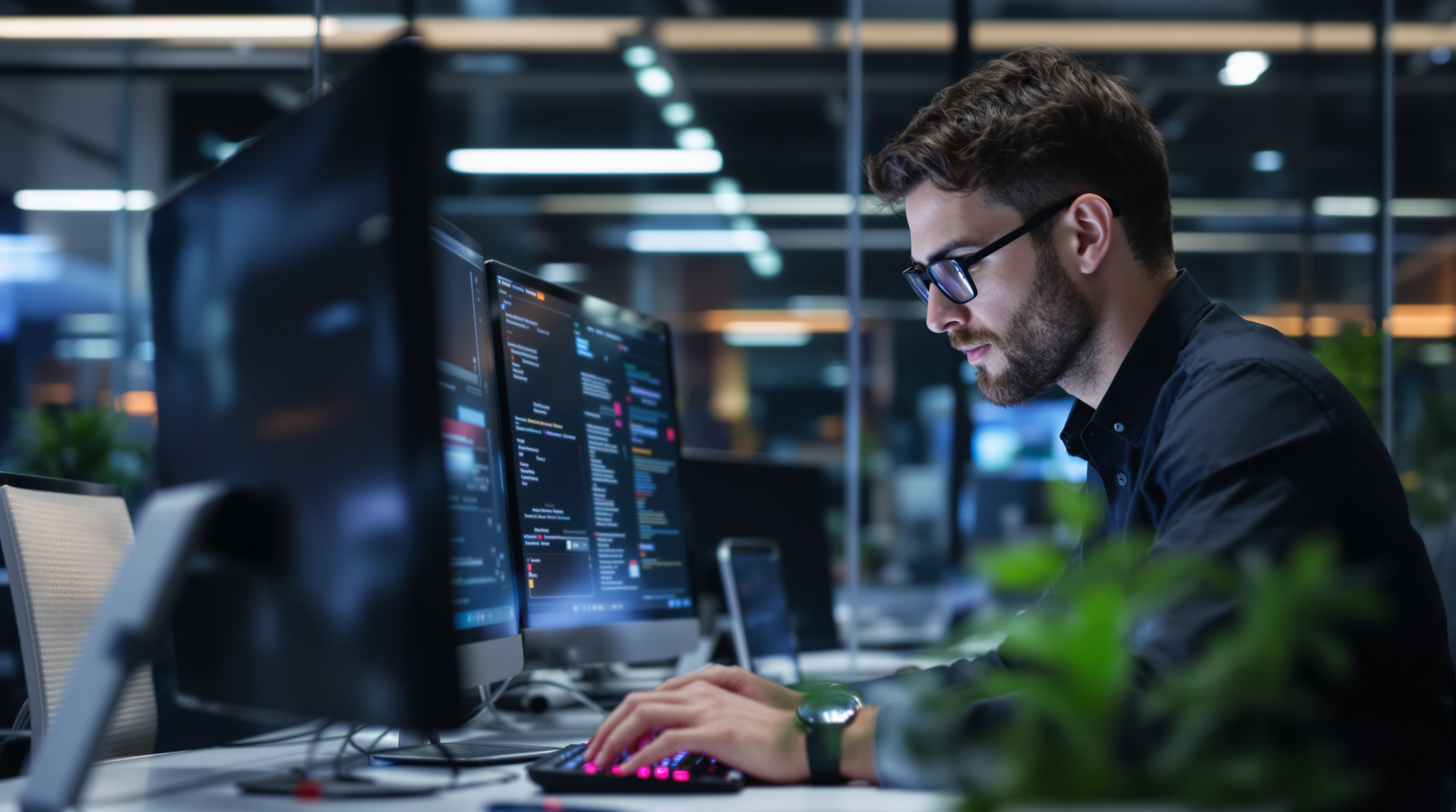 IT professional troubleshooting Windows computer issues